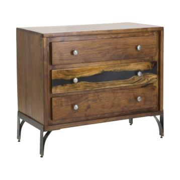 Como' mustang cm 88x45x75 (legno di acacia nilotica)