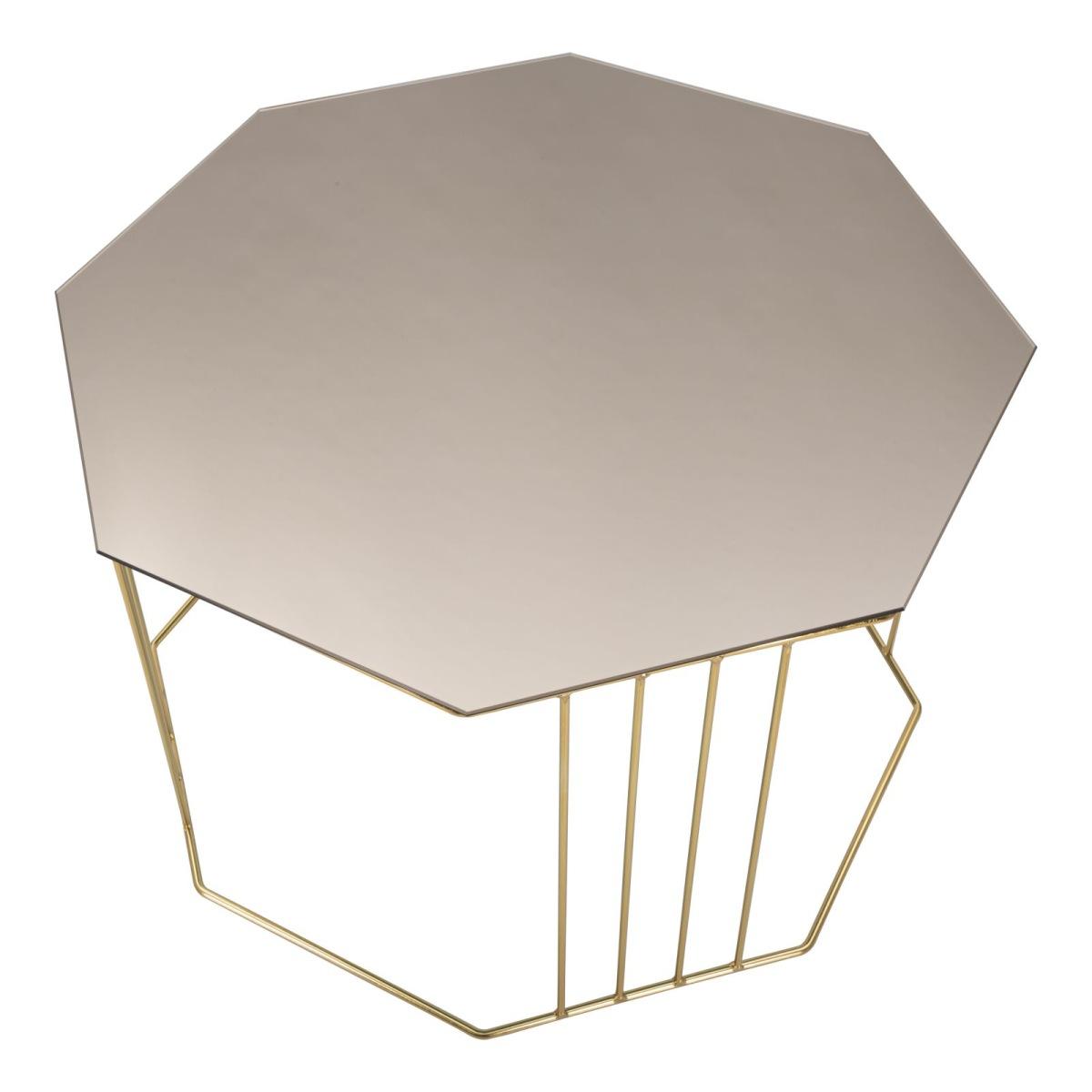 Tavolinetto da caffe' octagon cm Ø 70x45