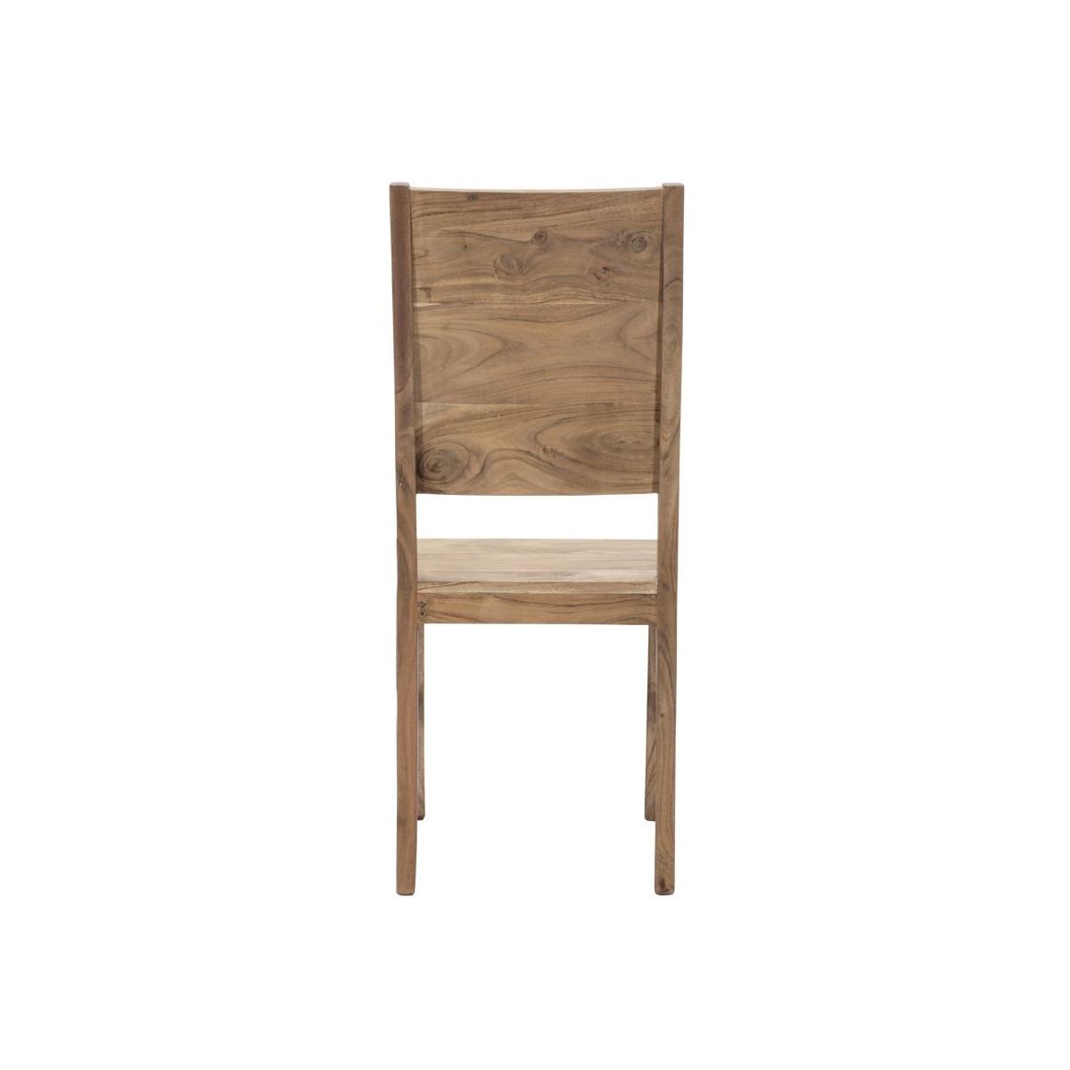 Sedia mumbai set 2 pz cm 45x45x100 (legno di acacia nilotica)