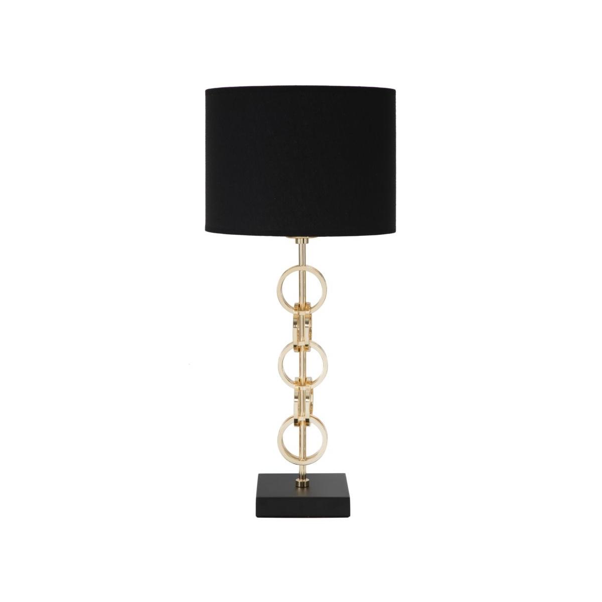 Lampada da tavolo glam rings cm Ø 25x54,5
