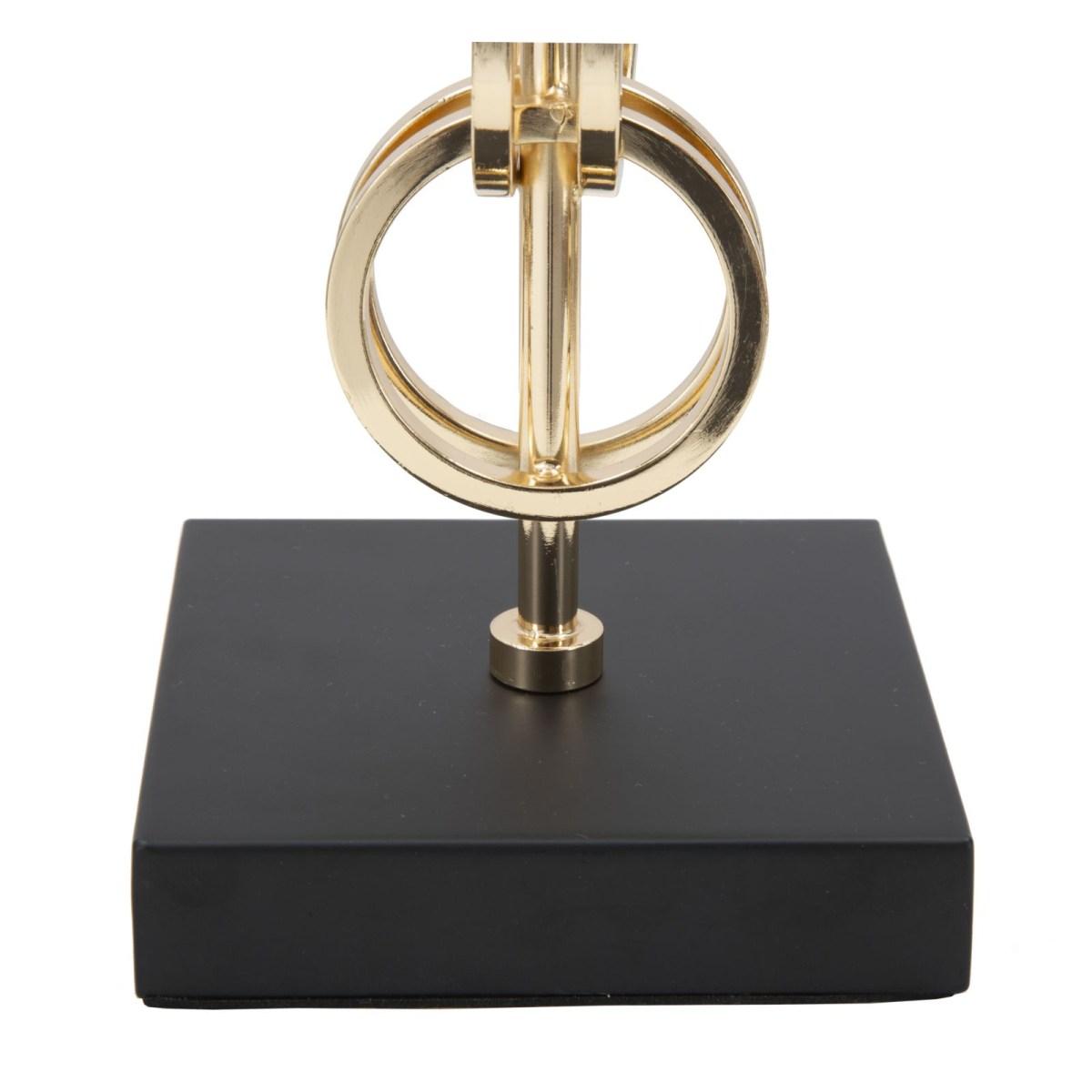 Lampada da tavolo glam rings cm Ø 25x54,5