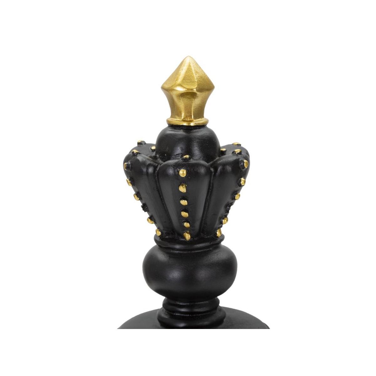 Re nero e oro cm Ø 11x32,5