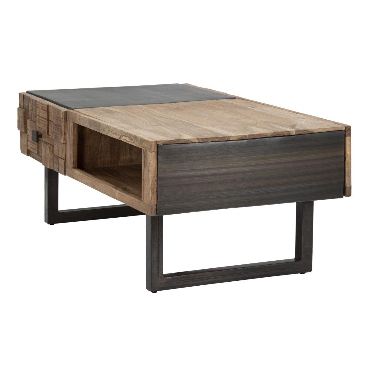 Tavolo da caffe' ret. mumbai cm 110x60x43 (legno di acacia nilotica)