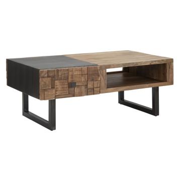 Tavolo da caffe' ret. mumbai cm 110x60x43 (legno di acacia nilotica)