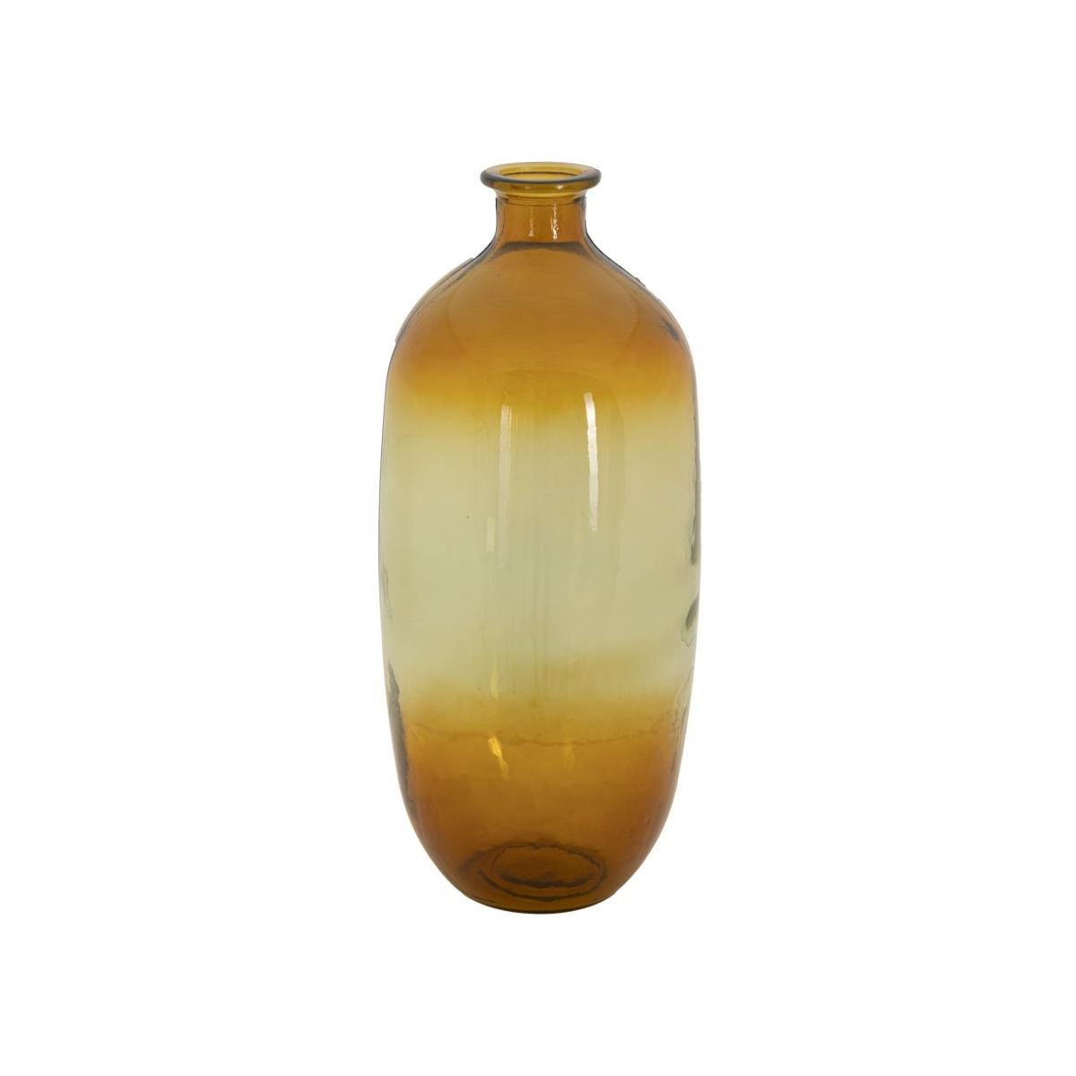 Vaso botella napoles vetro riciclato orange cm Ø 19x45 (made in spain)