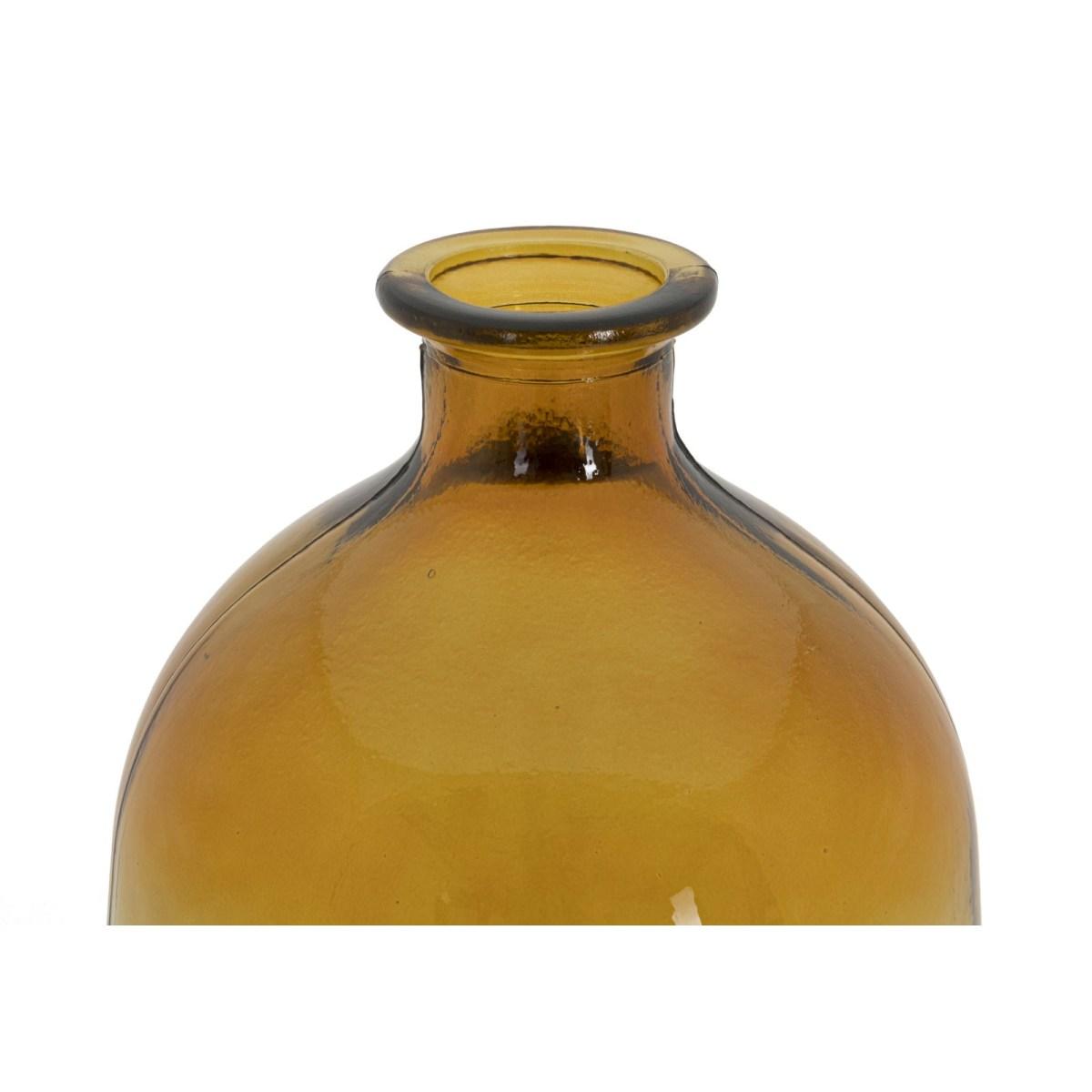 Vaso botella napoles vetro riciclato orange cm Ø 19x45 (made in spain)