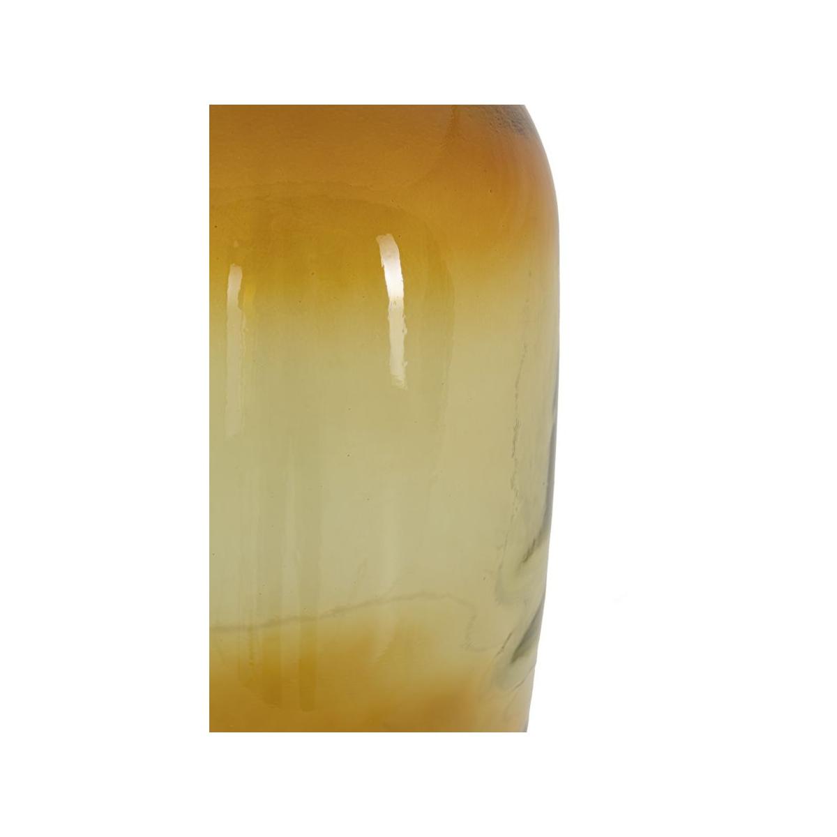 Vaso botella napoles vetro riciclato orange cm Ø 19x45 (made in spain)