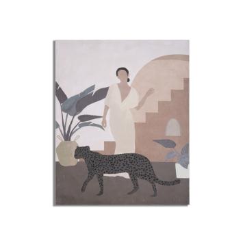 Dipinto su tela lady -c- cm 80x3,7x100