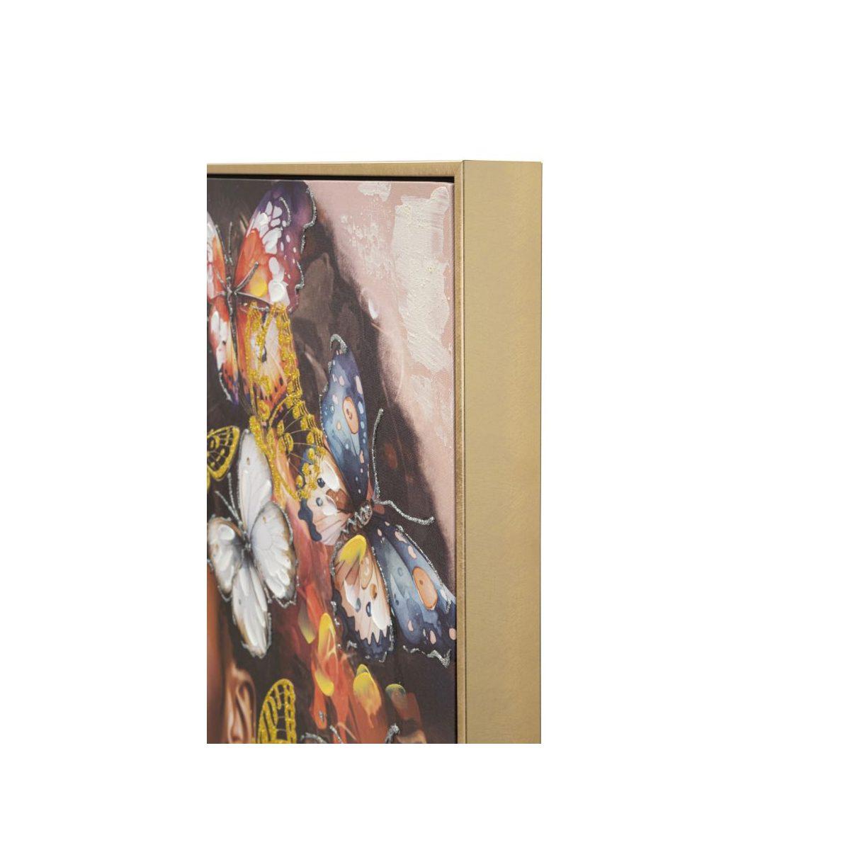 Dipinto su tela c/cornice tara -b- cm 82x4,5x82