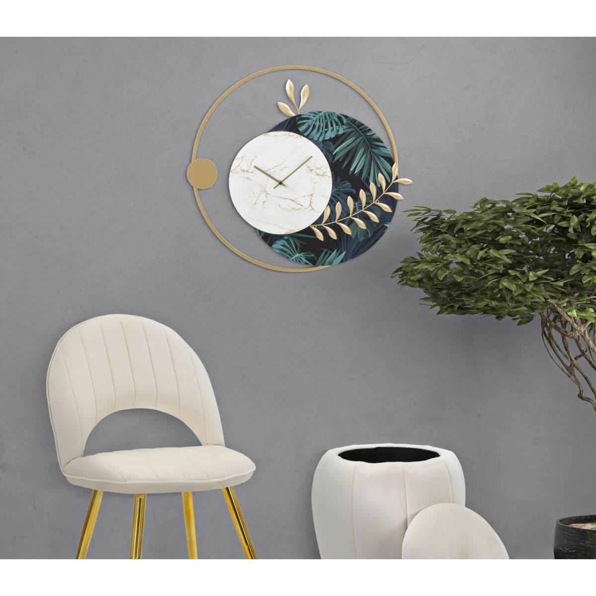 Orologio da muro roundy green cm 65x4,5x60
