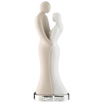 Coppia innamorati base argento h.27 cm Valenti