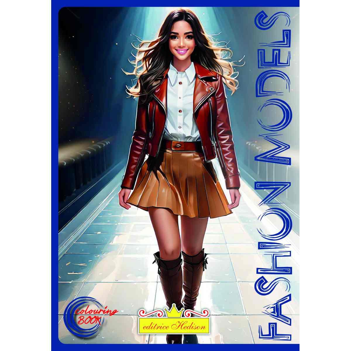 Libro da colorare fashion girls serie speciale