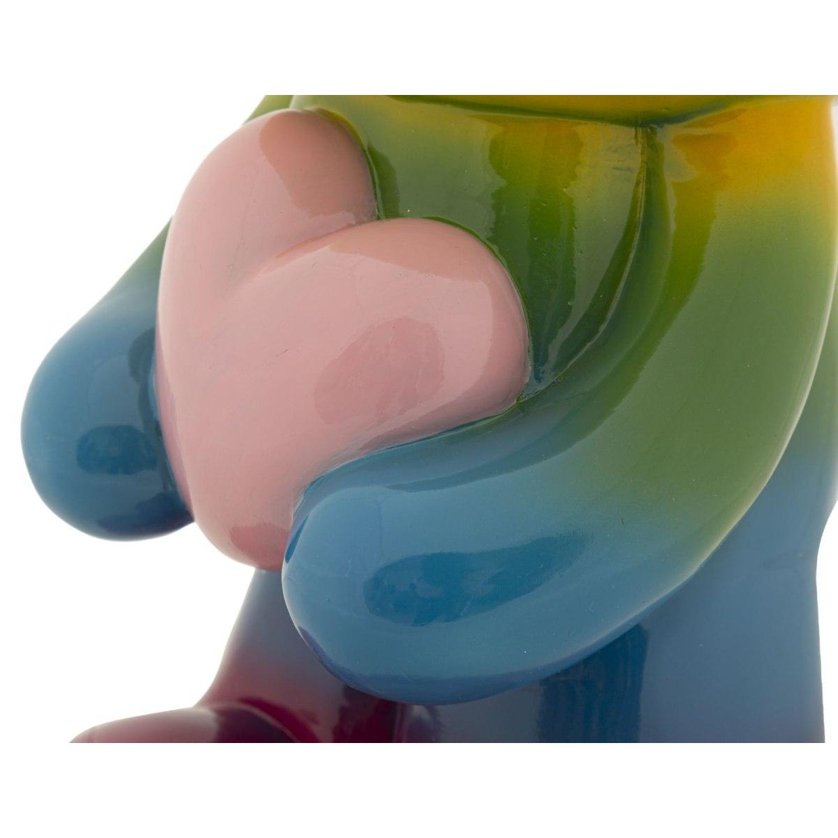 Orsetto rainbow in piedi cm 22,5x17,5x42,5