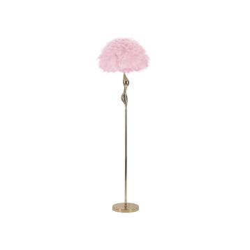 Lampada da terra slim rosa cm Ø 50x165