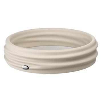 Svuotatasche in resina tortora onde d.21 x h.5 cm Valenti