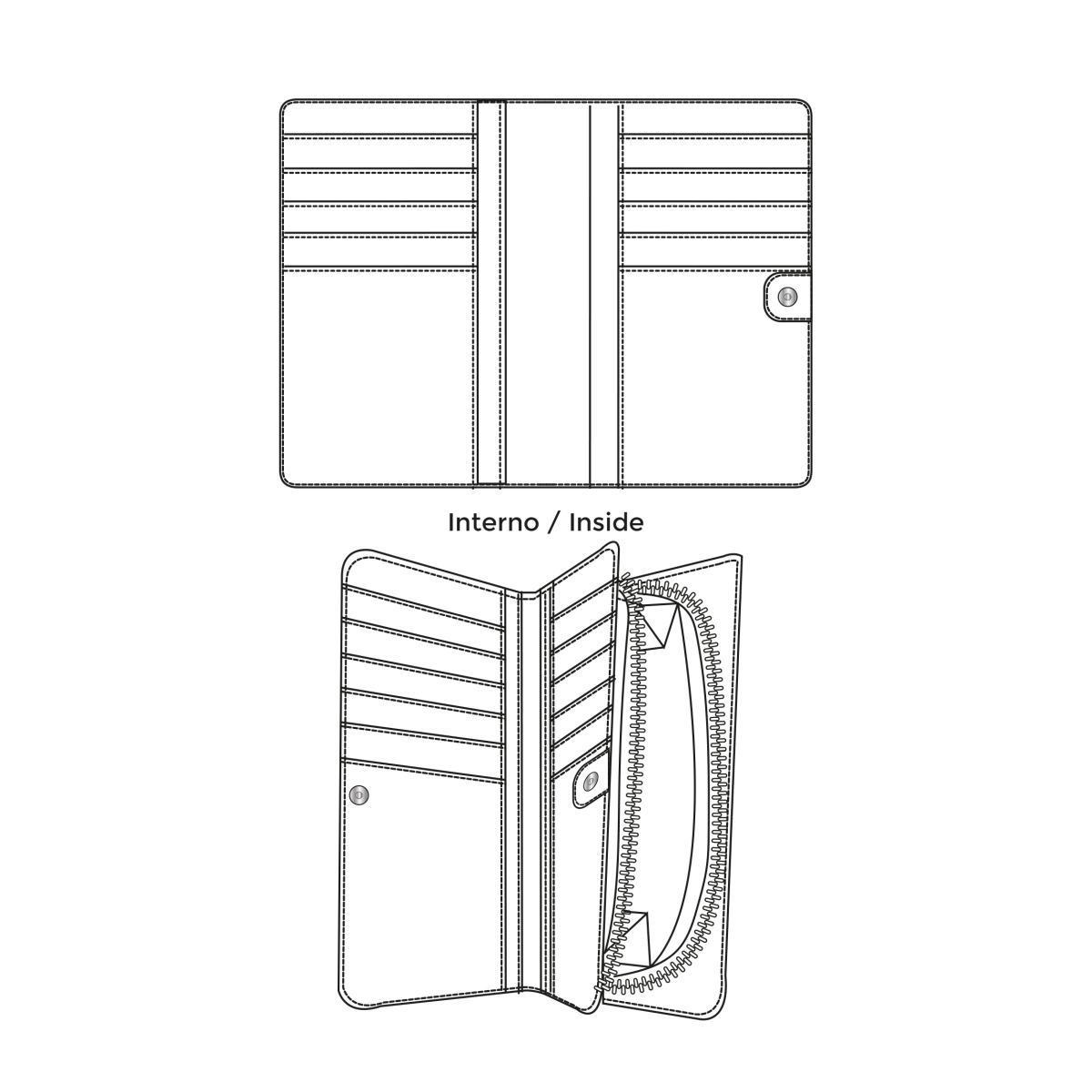 Portafogli Marta Marzotto 100% Poliuretano