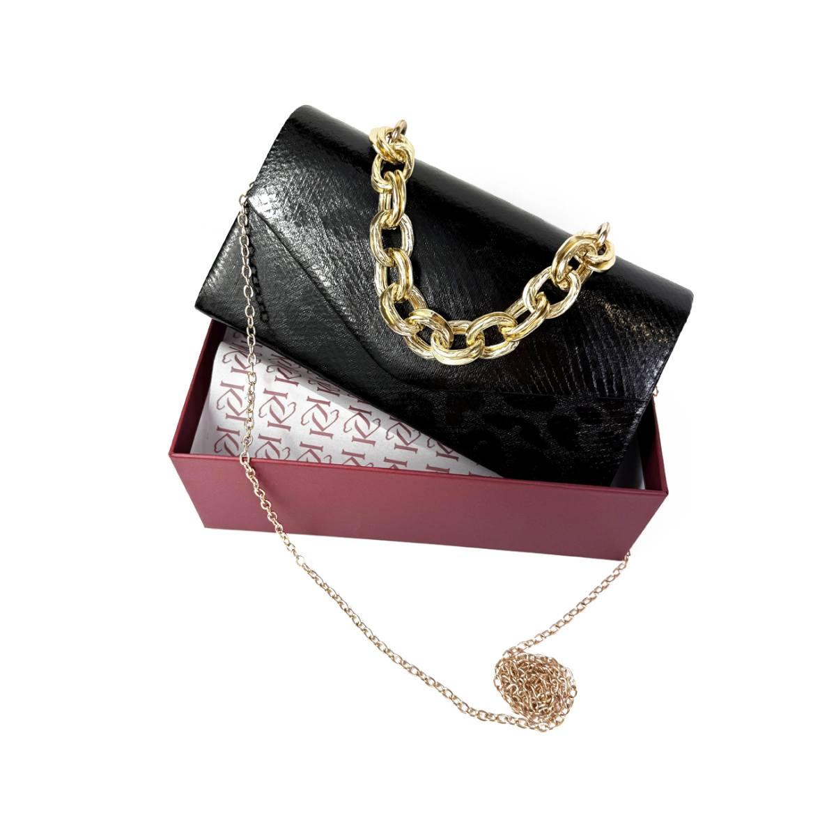 Borsetta da cerimonia gold elettra Le Kikke