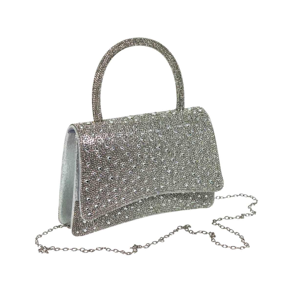 Borsetta da cerimonia con strass Josephine Le Kikke