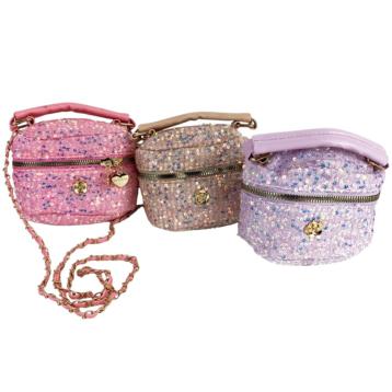 Borsetta mini bimba pretty paillettes Le Kikke