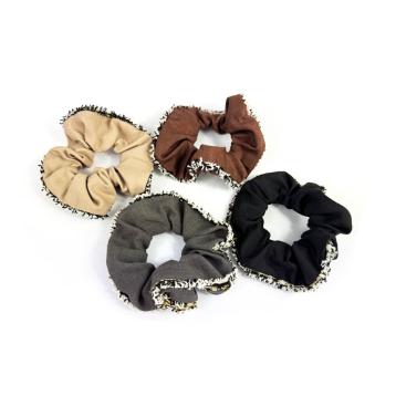 Elastico scrunchies Charmen donna con bordo boucle' Le Kikke