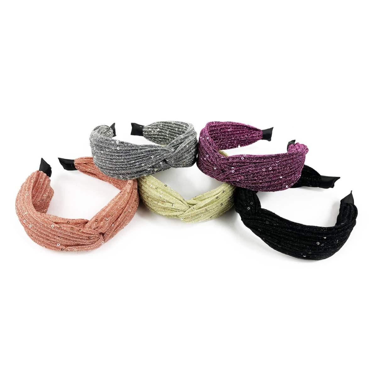 Cerchietto lurex con micro pillettes Gina Le Kikke