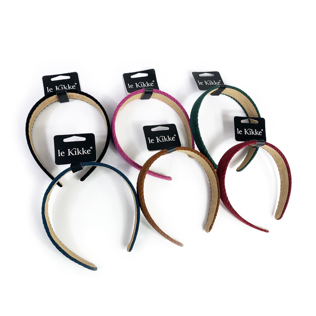 Cerchietto donna Candies velluto a costine Le Kikke