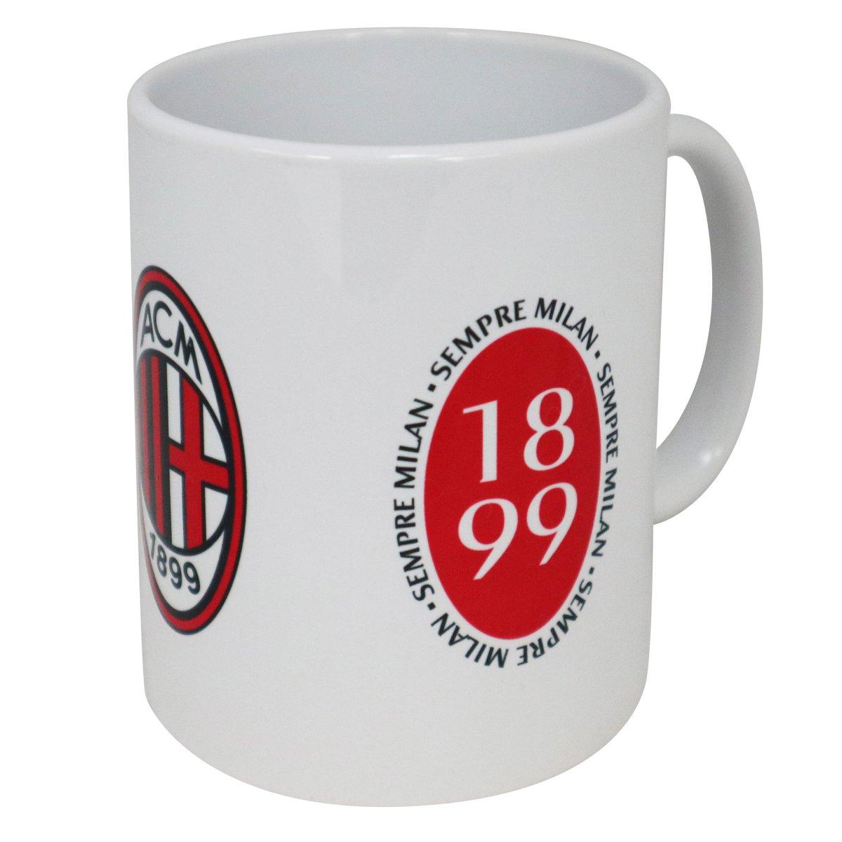 Tazza mug in ceramica interno bianco sempre milan ufficiale Milan