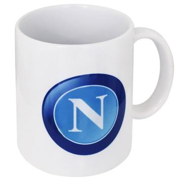 Tazza mug in ceramica interno bianco logo old ufficiale Napoli