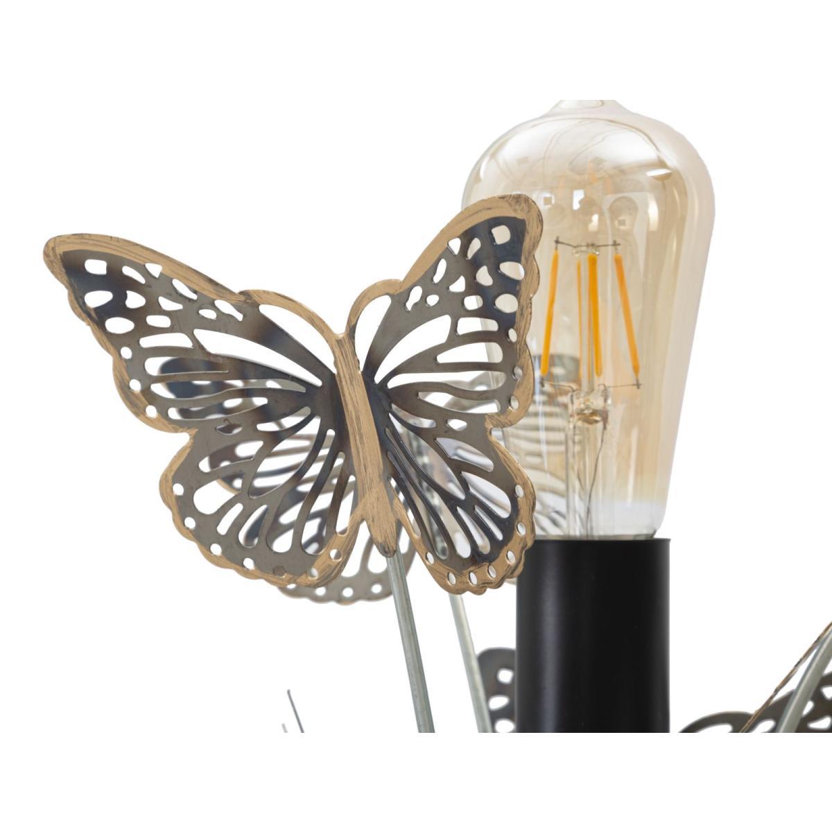 Lampada farfalle cm 32x32x47
