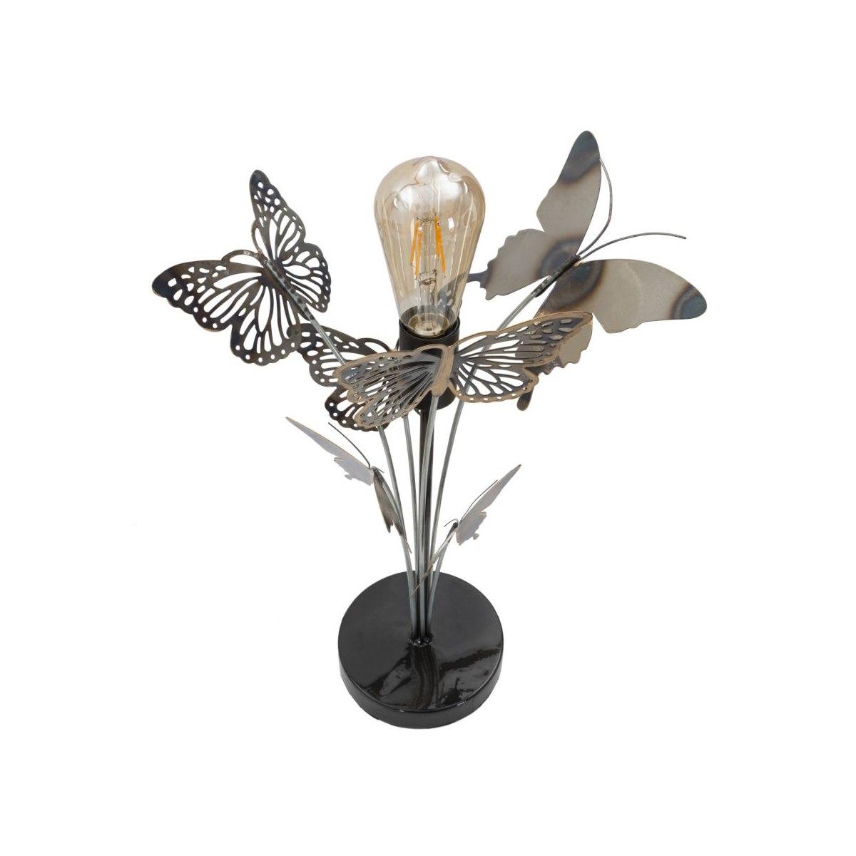 Lampada farfalle cm 32x32x47