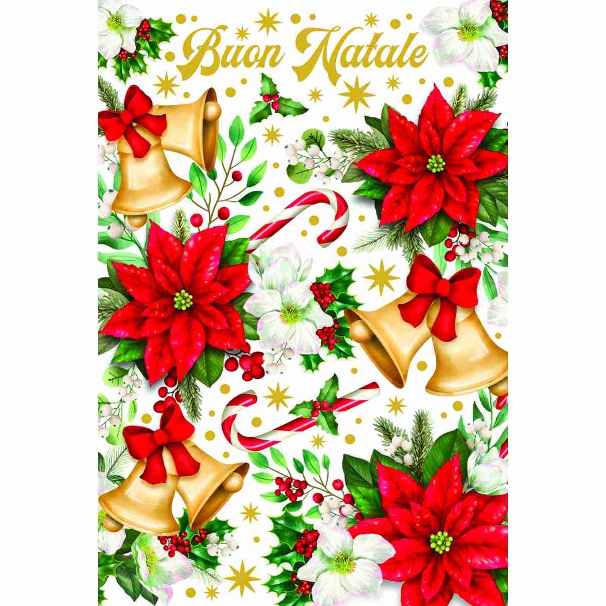 Biglietti auguri buon natale assortimento 4 soggetti