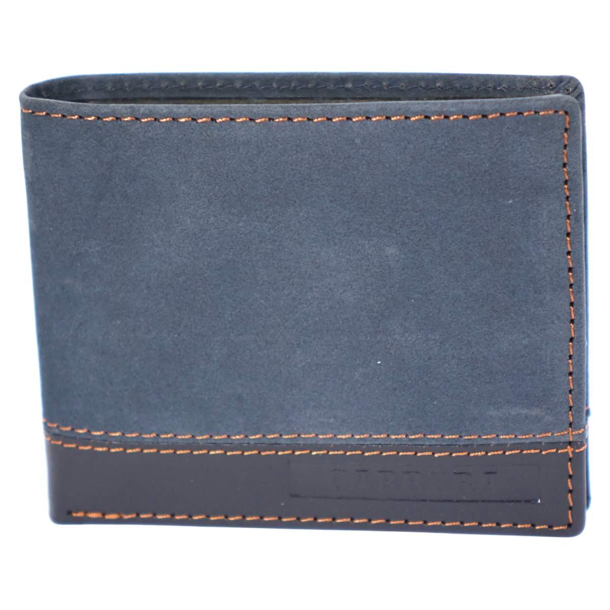 Portafogli uomo Dev collection bifold orizzontale con portamonete Carrera