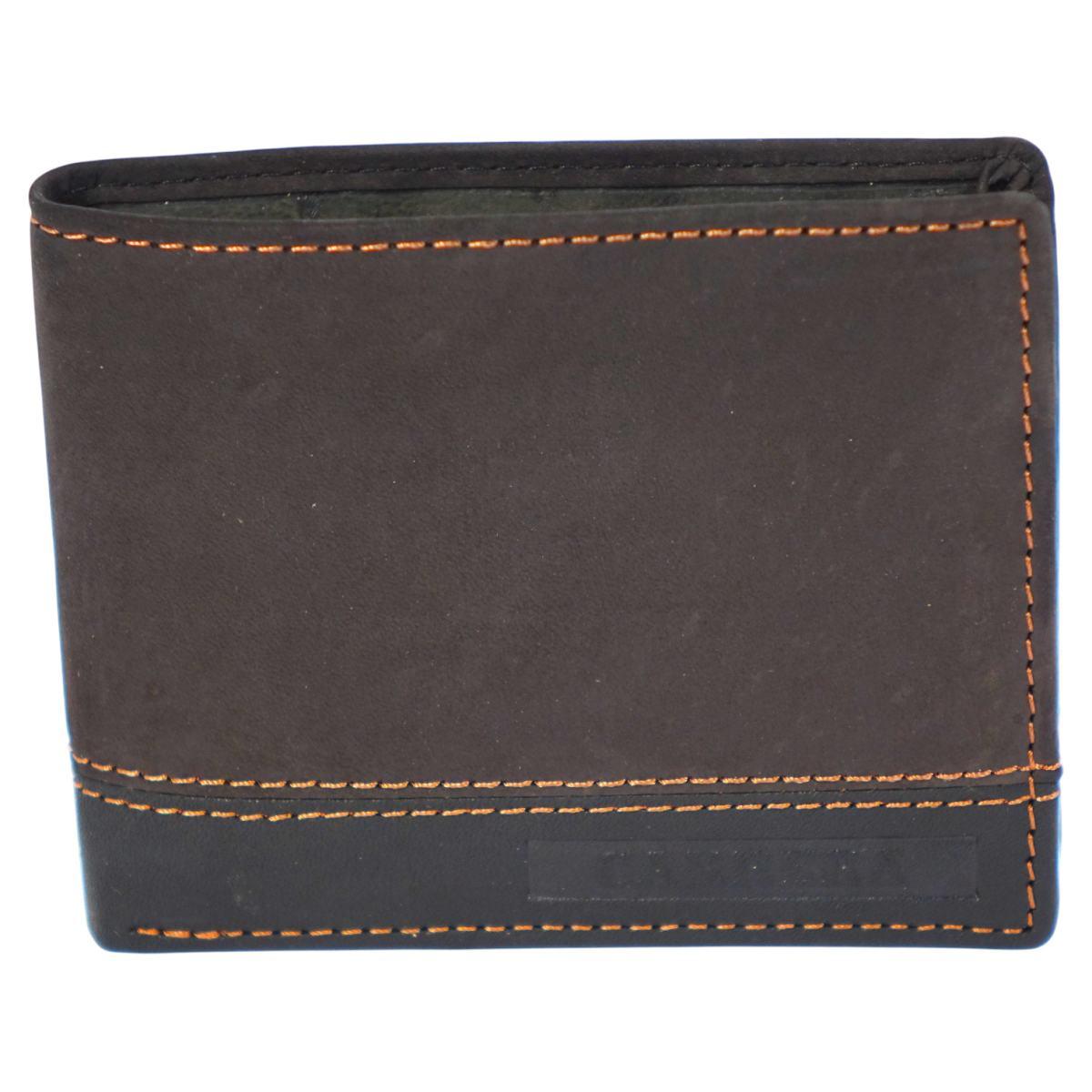 Portafogli uomo Dev collection bifold orizzontale con portamonete Carrera