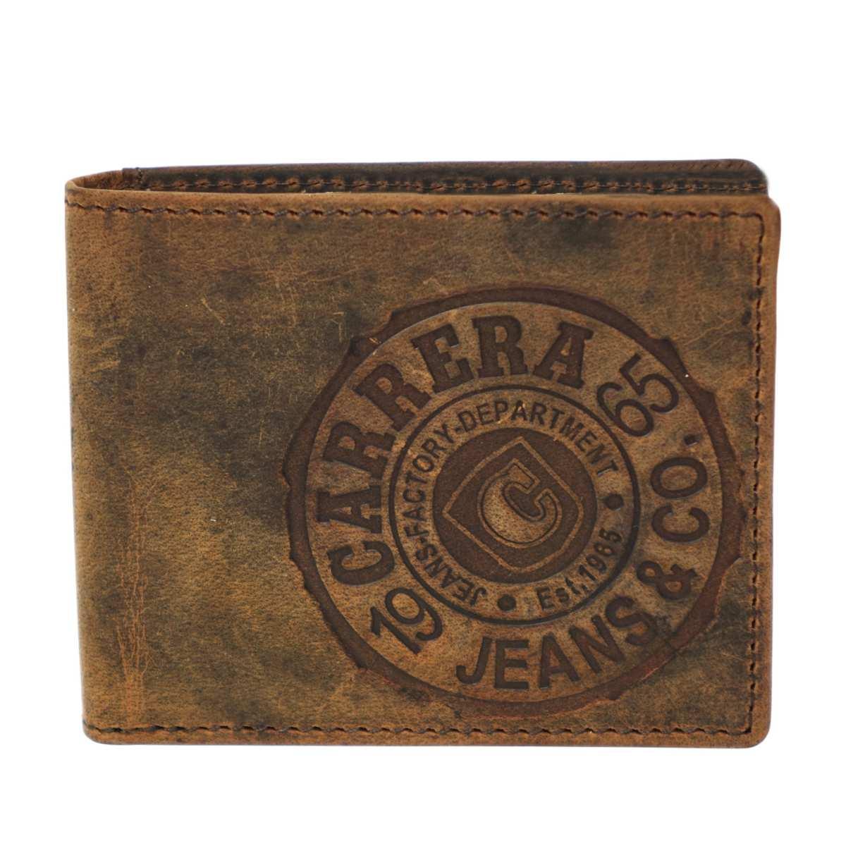 Portafogli uomo Brazil collection trifold piccolo con porta documenti Carrera