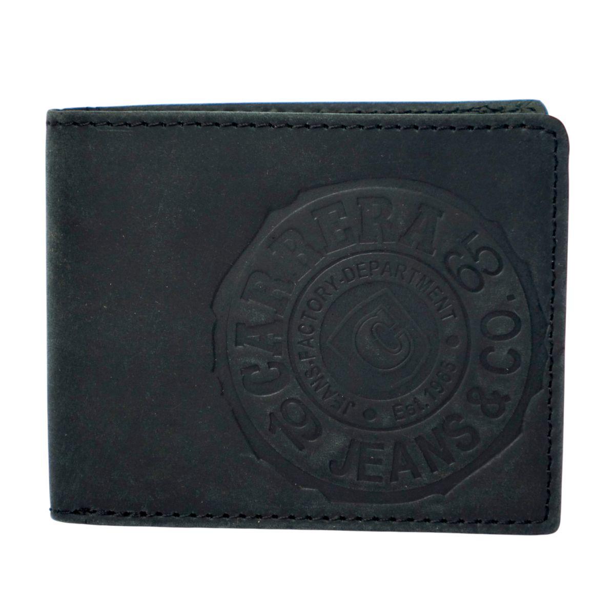 Portafogli uomo Brazil collection trifold piccolo con porta documenti Carrera