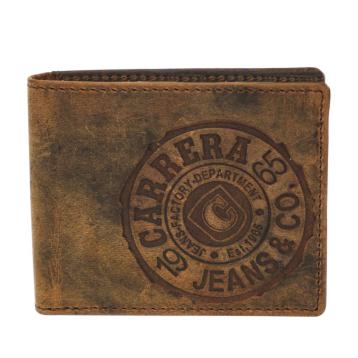 Portafogli uomo Brazil collection trifold piccolo con porta documenti Carrera