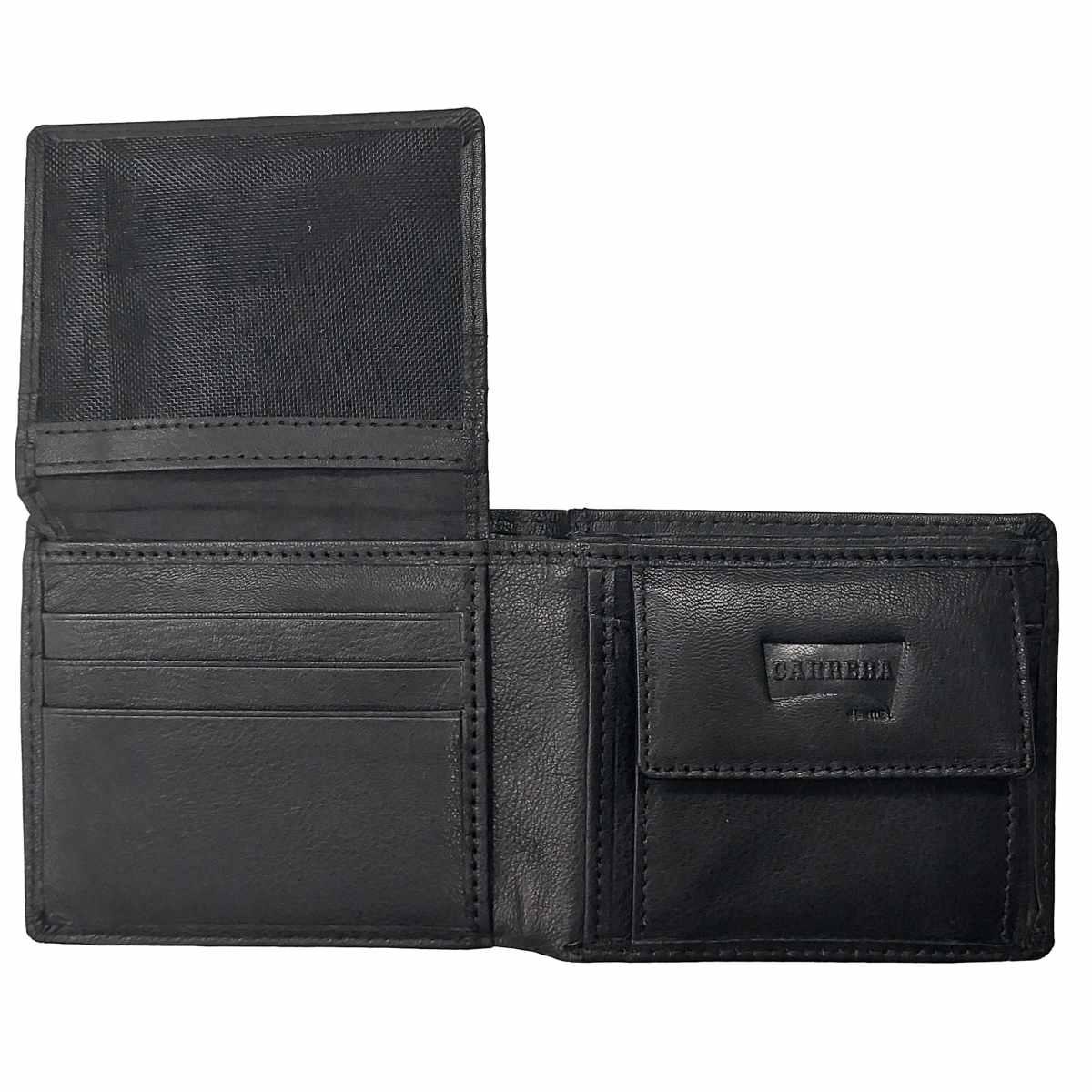 Portafogli uomo Berlino collection trifold con porta documenti Carrera