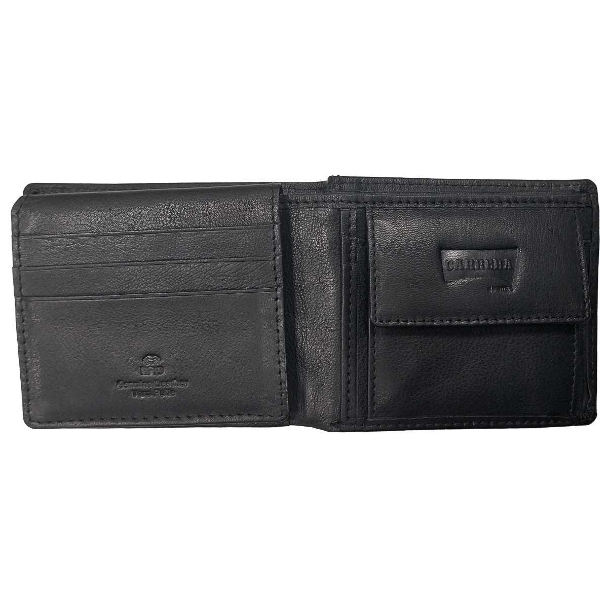 Portafogli uomo Berlino collection trifold con porta documenti Carrera