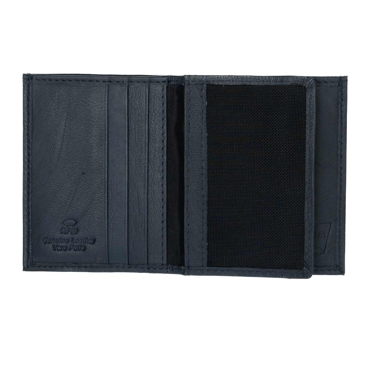 Portafogli uomo Berlino collection trifold verticale con portadocumenti Carrera