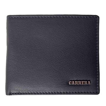 Portafogli uomo Berlino collection bifold orizzontale con portamonete Carrera