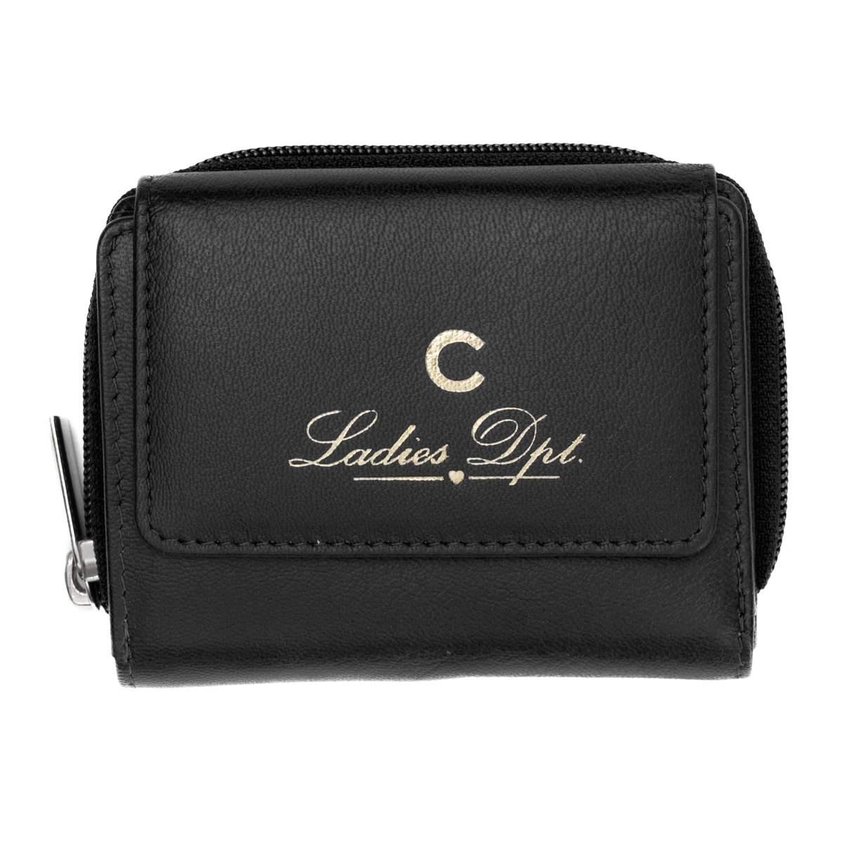 Portafogli donna Lady collection bifold orizzontale con zip interna Carrera