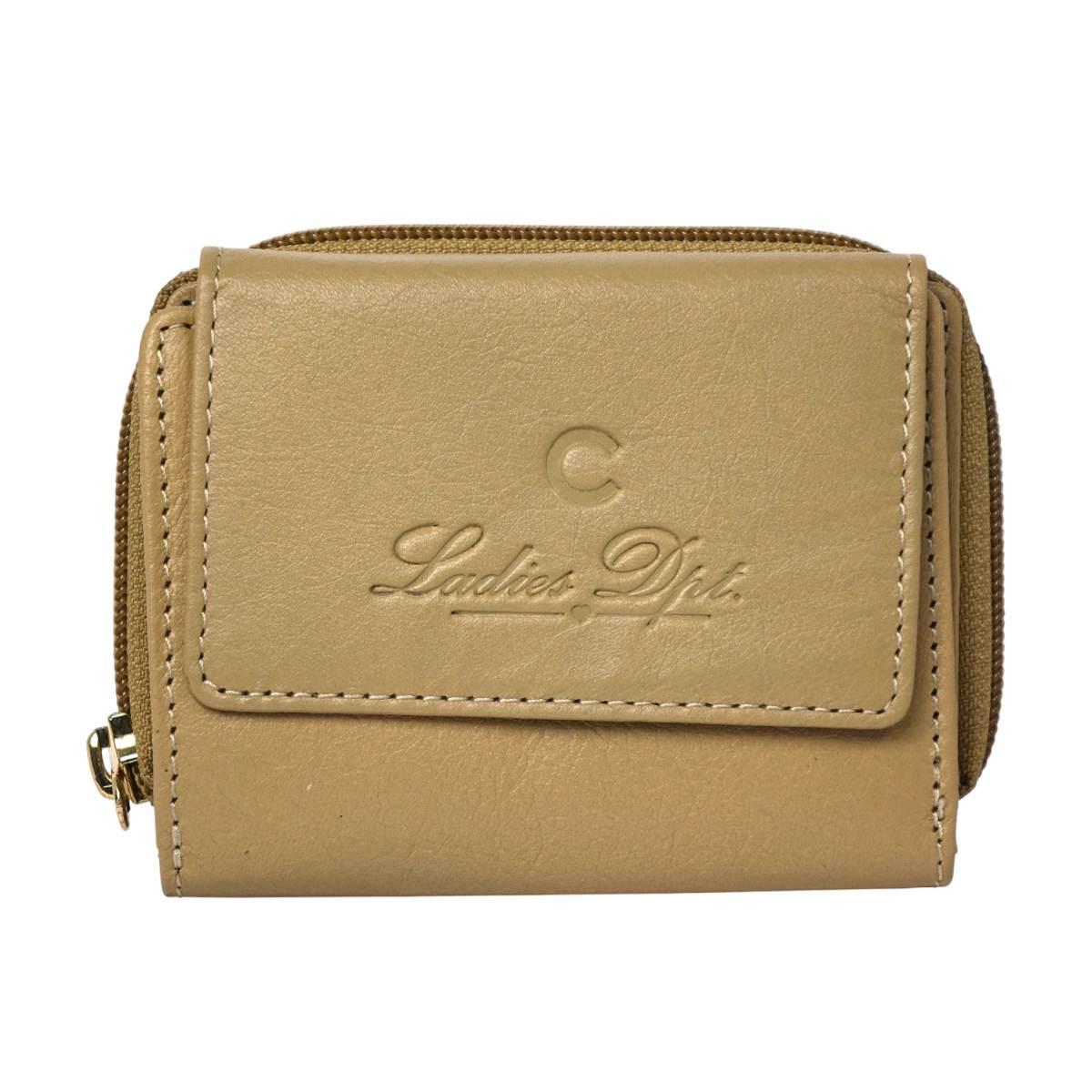Portafogli donna Lady collection bifold orizzontale con zip interna Carrera