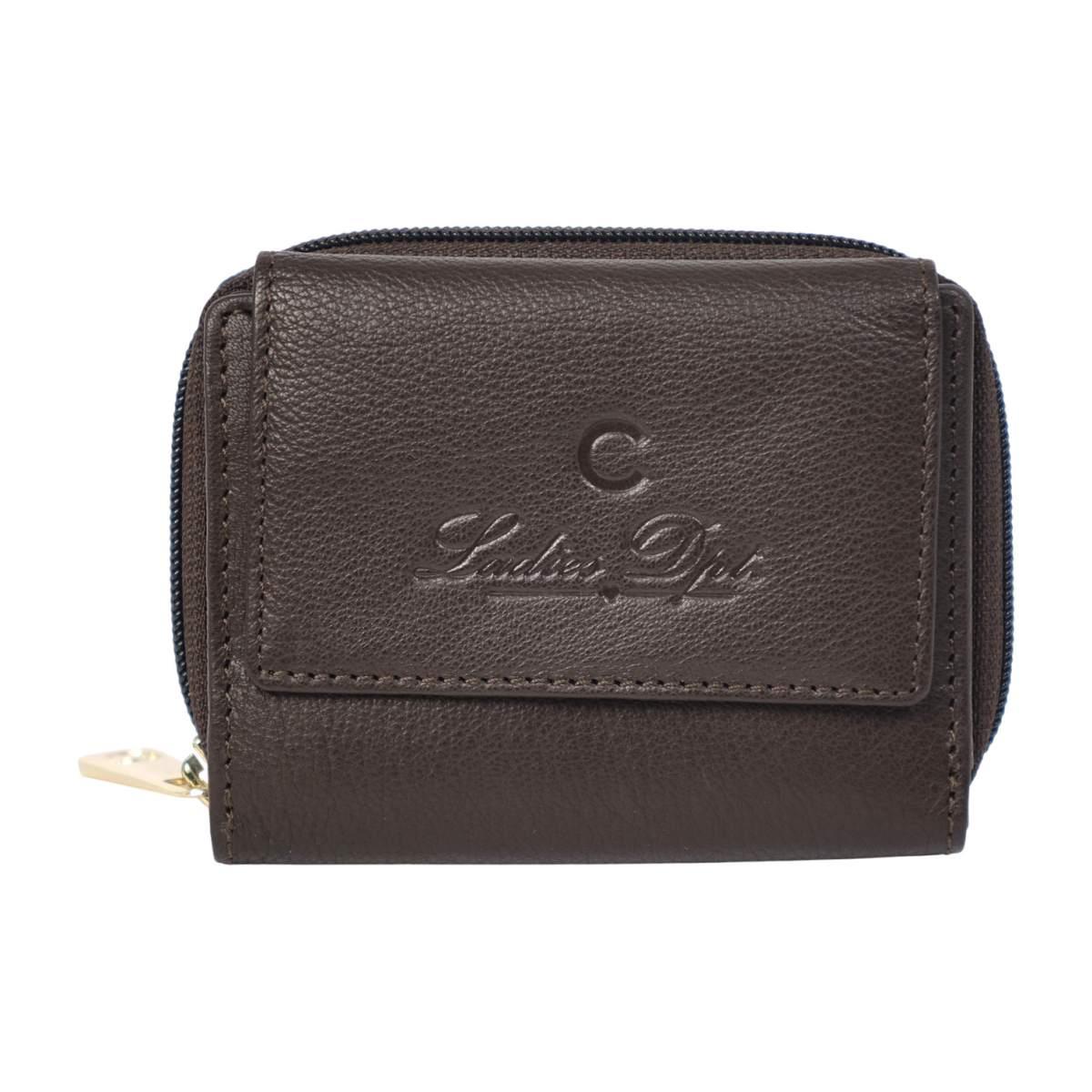 Portafogli donna Lady collection bifold orizzontale con zip interna Carrera