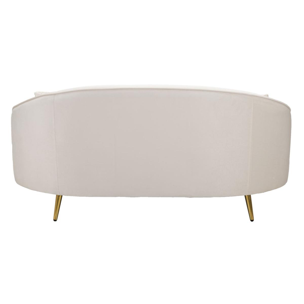 Divanetto 2 posti oslo c/cuscini crema cm 148x84x68