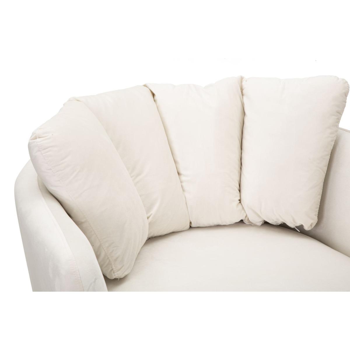 Poltrona kiev crema cm 88x77x74