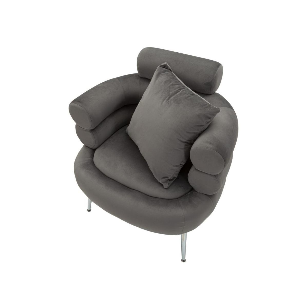 Poltrona silvery plus c/cusino cm 78x68x85
