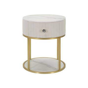 Comodino montpellier crema cm Ø 42x48
