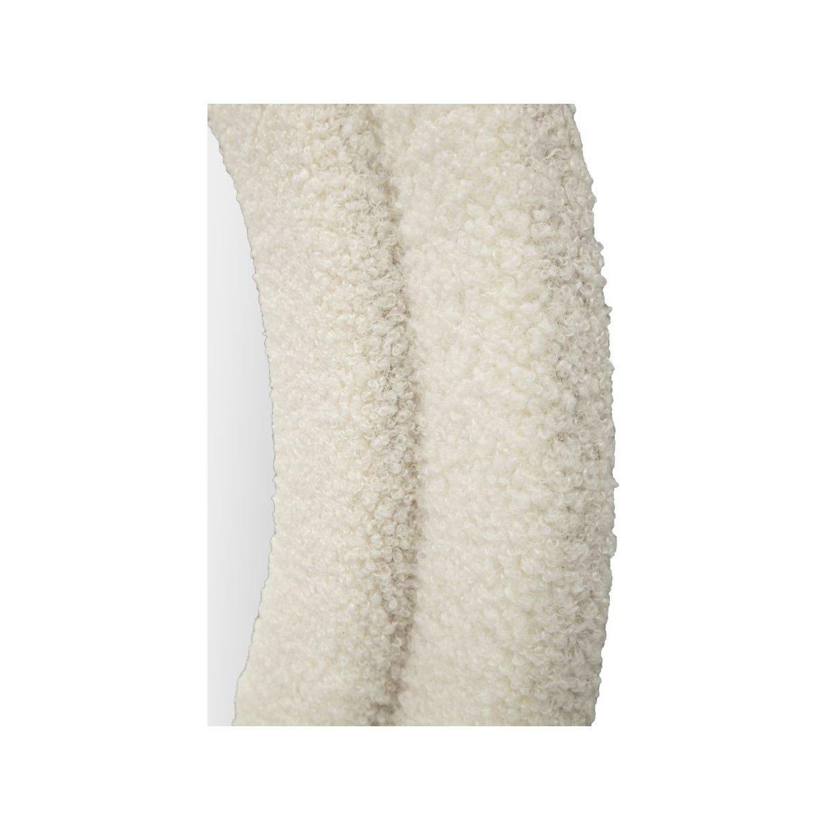 Specchio da muro teddy crema cm 60x4x160 (misura specchio cm 39x137)
