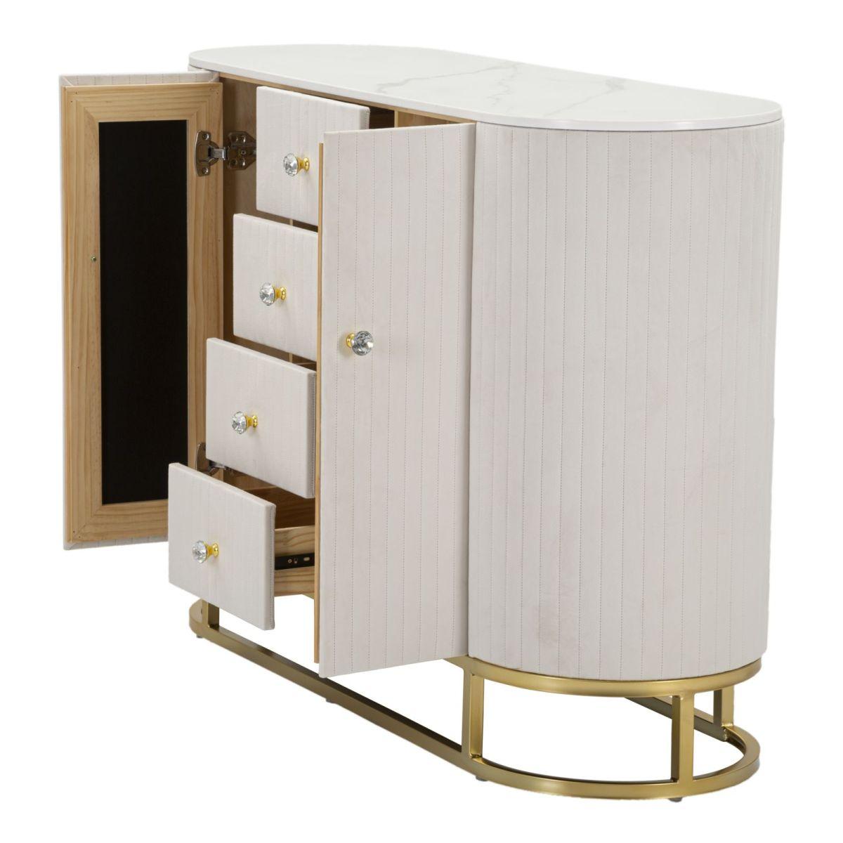 Mobile montpellier crema cm 120x40x85