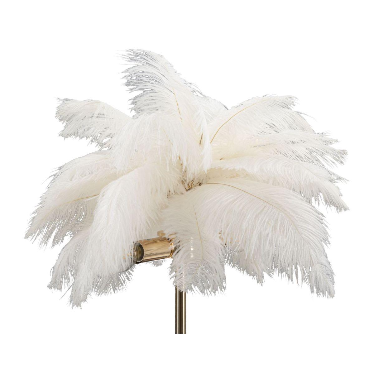 Lampada da tavolo palm bianca cm Ø 40x55